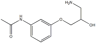 N-[3-(3-amino-2-hydroxypropoxy)phenyl]acetamide