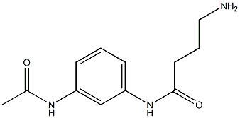 N-[3-(acetylamino)phenyl]-4-aminobutanamide|