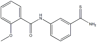  N-[3-(aminocarbonothioyl)phenyl]-2-methoxybenzamide