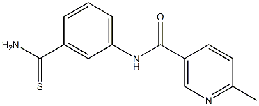  N-[3-(aminocarbonothioyl)phenyl]-6-methylnicotinamide