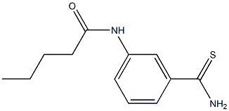 N-[3-(aminocarbonothioyl)phenyl]pentanamide