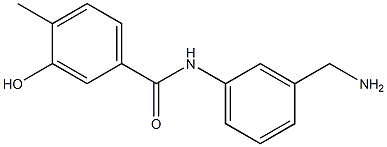 N-[3-(aminomethyl)phenyl]-3-hydroxy-4-methylbenzamide,,结构式