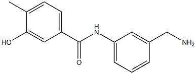 N-[3-(aminomethyl)phenyl]-3-hydroxy-4-methylbenzamide 化学構造式