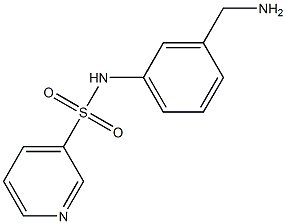 N-[3-(aminomethyl)phenyl]pyridine-3-sulfonamide Structure