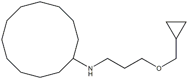  N-[3-(cyclopropylmethoxy)propyl]cyclododecanamine