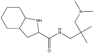 N-[3-(dimethylamino)-2,2-dimethylpropyl]octahydro-1H-indole-2-carboxamide