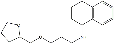 N-[3-(oxolan-2-ylmethoxy)propyl]-1,2,3,4-tetrahydronaphthalen-1-amine Structure