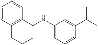 N-[3-(propan-2-yl)phenyl]-1,2,3,4-tetrahydronaphthalen-1-amine Structure