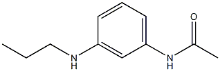 N-[3-(propylamino)phenyl]acetamide Structure