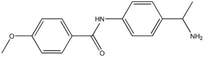 N-[4-(1-aminoethyl)phenyl]-4-methoxybenzamide Structure