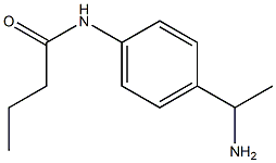 N-[4-(1-aminoethyl)phenyl]butanamide Structure