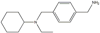 N-[4-(aminomethyl)benzyl]-N-cyclohexyl-N-ethylamine Structure