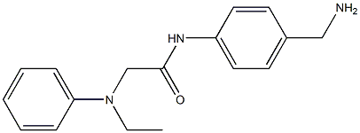 N-[4-(aminomethyl)phenyl]-2-[ethyl(phenyl)amino]acetamide