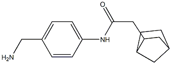 N-[4-(aminomethyl)phenyl]-2-{bicyclo[2.2.1]heptan-2-yl}acetamide Structure