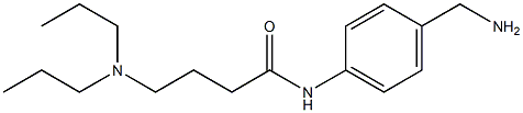 N-[4-(aminomethyl)phenyl]-4-(dipropylamino)butanamide Structure