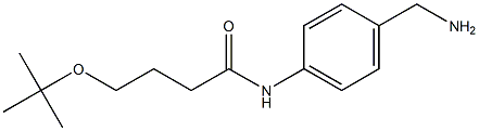 N-[4-(aminomethyl)phenyl]-4-(tert-butoxy)butanamide 结构式