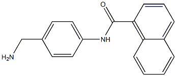 N-[4-(aminomethyl)phenyl]naphthalene-1-carboxamide