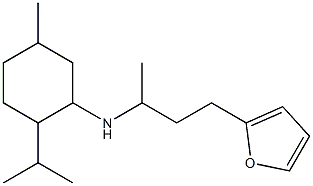 N-[4-(furan-2-yl)butan-2-yl]-5-methyl-2-(propan-2-yl)cyclohexan-1-amine Structure