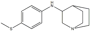 N-[4-(methylsulfanyl)phenyl]-1-azabicyclo[2.2.2]octan-3-amine