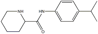 N-[4-(propan-2-yl)phenyl]piperidine-2-carboxamide 结构式