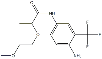 N-[4-amino-3-(trifluoromethyl)phenyl]-2-(2-methoxyethoxy)propanamide