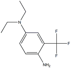 N-[4-amino-3-(trifluoromethyl)phenyl]-N,N-diethylamine Structure