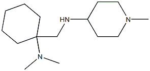 N-{[1-(dimethylamino)cyclohexyl]methyl}-1-methylpiperidin-4-amine Struktur