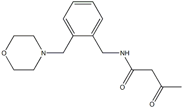 N-{[2-(morpholin-4-ylmethyl)phenyl]methyl}-3-oxobutanamide