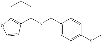 N-{[4-(methylsulfanyl)phenyl]methyl}-4,5,6,7-tetrahydro-1-benzofuran-4-amine Structure