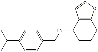 N-{[4-(propan-2-yl)phenyl]methyl}-4,5,6,7-tetrahydro-1-benzofuran-4-amine