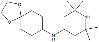 N-{1,4-dioxaspiro[4.5]decan-8-yl}-2,2,6,6-tetramethylpiperidin-4-amine Struktur