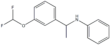 N-{1-[3-(difluoromethoxy)phenyl]ethyl}aniline|