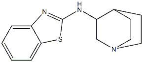 N-{1-azabicyclo[2.2.2]octan-3-yl}-1,3-benzothiazol-2-amine Structure