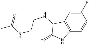  N-{2-[(5-fluoro-2-oxo-2,3-dihydro-1H-indol-3-yl)amino]ethyl}acetamide