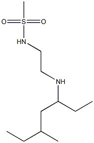 N-{2-[(5-methylheptan-3-yl)amino]ethyl}methanesulfonamide,,结构式