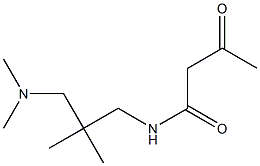 N-{2-[(dimethylamino)methyl]-2-methylpropyl}-3-oxobutanamide Struktur