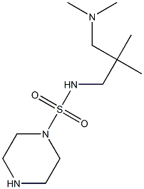 N-{2-[(dimethylamino)methyl]-2-methylpropyl}piperazine-1-sulfonamide