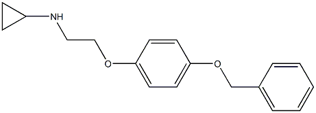 N-{2-[4-(benzyloxy)phenoxy]ethyl}cyclopropanamine Structure