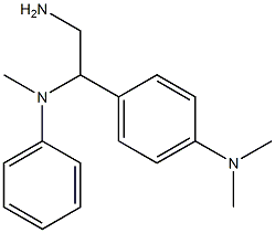 N-{2-amino-1-[4-(dimethylamino)phenyl]ethyl}-N-methyl-N-phenylamine,,结构式