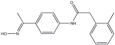 N-{4-[(1E)-N-hydroxyethanimidoyl]phenyl}-2-(2-methylphenyl)acetamide