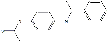 N-{4-[(1-phenylethyl)amino]phenyl}acetamide Structure