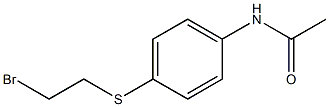 N-{4-[(2-bromoethyl)thio]phenyl}acetamide,,结构式