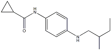 N-{4-[(2-methylbutyl)amino]phenyl}cyclopropanecarboxamide Structure