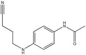 N-{4-[(3-cyanopropyl)amino]phenyl}acetamide Structure