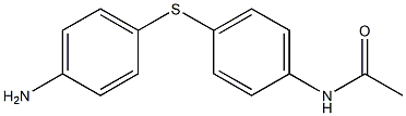 N-{4-[(4-aminophenyl)sulfanyl]phenyl}acetamide,,结构式