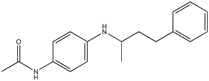 N-{4-[(4-phenylbutan-2-yl)amino]phenyl}acetamide Struktur