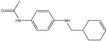 N-{4-[(cyclohex-3-en-1-ylmethyl)amino]phenyl}acetamide