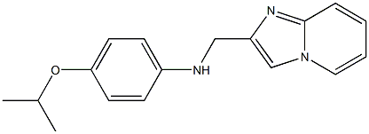 N-{imidazo[1,2-a]pyridin-2-ylmethyl}-4-(propan-2-yloxy)aniline Structure