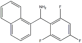 naphthalen-1-yl(2,4,6-trifluorophenyl)methanamine Structure