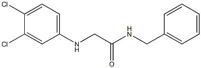 N-benzyl-2-[(3,4-dichlorophenyl)amino]acetamide 结构式